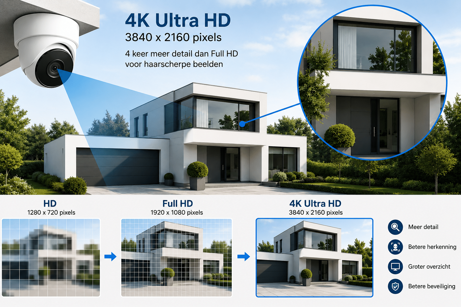 Dahua 4K beeld resolutie Dahua 4K beeld resolutie