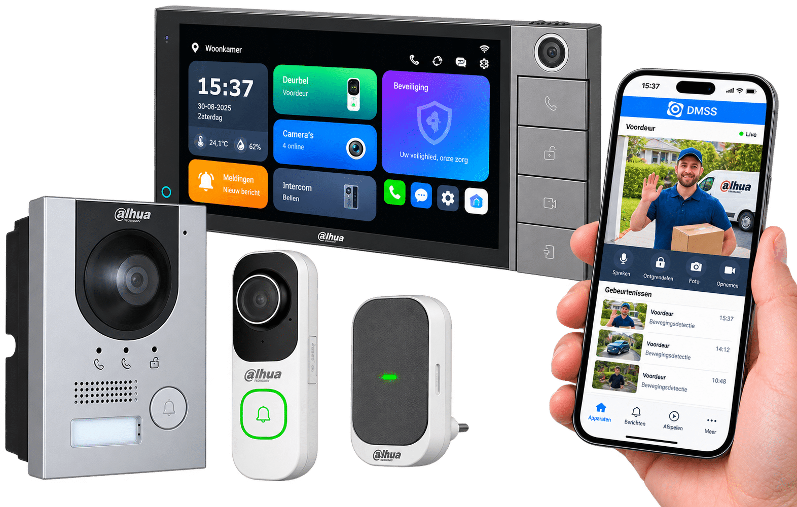 Dahua video-intercomsysteem met smartphone-app
